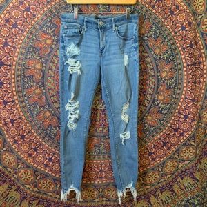 Express Stretch Destroyed Jeggings